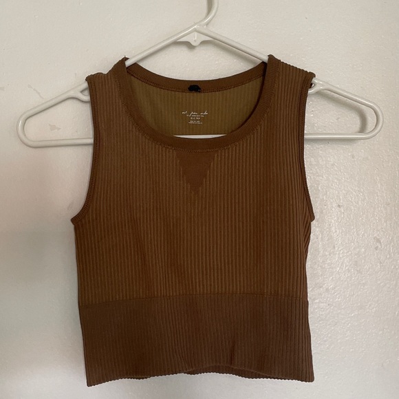 UO Out from Under Ribbed Cropped Tank - Picture 2 of 3